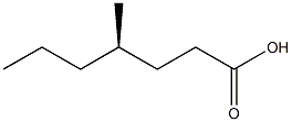 [R,(-)]-4-Methylheptanoic acid Struktur