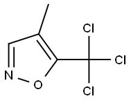 5-(Trichloromethyl)-4-methylisoxazole Struktur