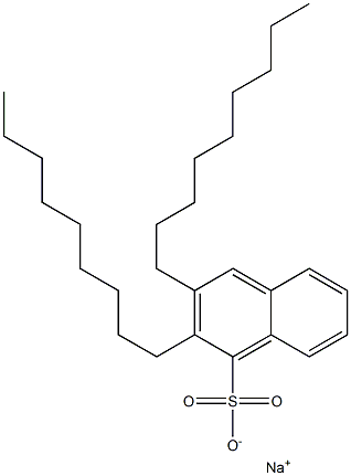 2,3-Dinonyl-1-naphthalenesulfonic acid sodium salt Struktur