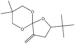 2-tert-Butyl-4-methylene-8,8-dimethyl-1,6,10-trioxaspiro[4.5]decane Struktur