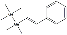 1-Styryl-1,1,2,2,2-pentamethyldigermane Struktur