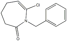 4,5-Dihydro-7-chloro-1-benzyl-1H-azepin-2(3H)-one Struktur