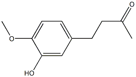 4-(3-Hydroxy-4-methoxyphenyl)-2-butanone Struktur