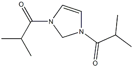 1,3-Diisobutyryl-2,3-dihydro-1H-imidazole Struktur