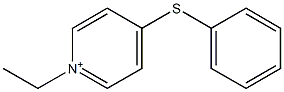 1-Ethyl-4-(phenylthio)pyridinium Struktur