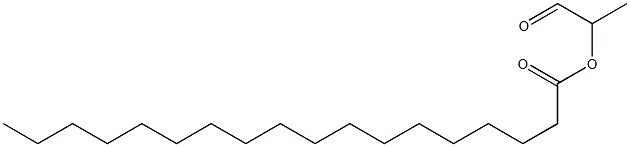 Stearic acid 1-formylethyl ester Struktur