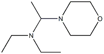 4-[1-(Diethylamino)ethyl]morpholine Structure