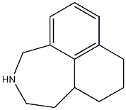 1,2,3,4,8,9,10,10a-Octahydronaphth[1,8-cd]azepine Struktur