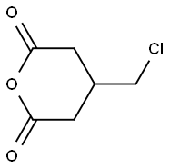 3-(Chloromethyl)glutaric anhydride Struktur