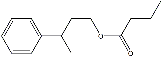 Butanoic acid 3-phenylbutyl ester Struktur