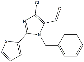 1-Benzyl-4-chloro-2-(2-thienyl)-1H-imidazole-5-carbaldehyde Struktur