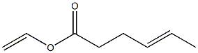 4-Hexenoic acid ethenyl ester Struktur