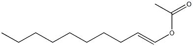 Acetic acid 1-decenyl ester Struktur