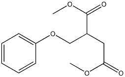 2-(Phenoxymethyl)succinic acid dimethyl ester Struktur