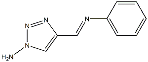 1-Amino-4-[(phenylimino)methyl]-1H-1,2,3-triazole Struktur