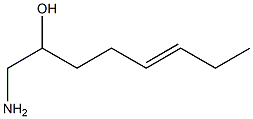 1-Amino-5-octen-2-ol Struktur