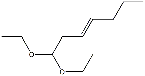 3-Heptenal diethyl acetal Struktur