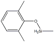 Methyl(2,6-dimethylphenoxy)silane Struktur