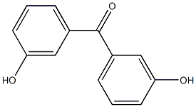 3,3'-Dihydroxybenzophenone Struktur