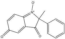 2-Methyl-2-phenyl-3,5-dihydro-3,5-dioxo-2H-indole 1-oxide Struktur