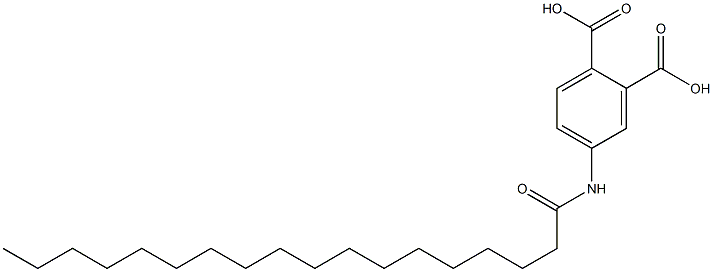 4-Stearoylaminophthalic acid Struktur