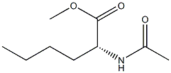 [R,(+)]-2-(Acetylamino)hexanoic acid methyl ester Struktur