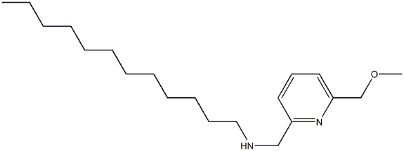 N-Dodecyl-6-(methoxymethyl)-2-pyridinemethanamine Struktur