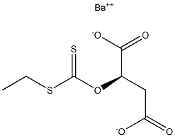 [R,(-)]-2-[[Ethylthio(thiocarbonyl)]oxy]succinic acid barium salt Struktur