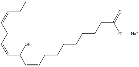 11-Hydroxylinoleic acid sodium salt Struktur