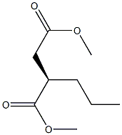 [R,(+)]-Propylsuccinic acid dimethyl ester Struktur