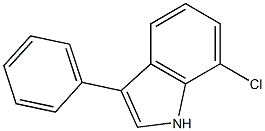 7-Chloro-3-phenyl-1H-indole Struktur