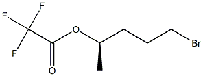 (+)-Trifluoroacetic acid (R)-5-bromopentane-2-yl ester Struktur