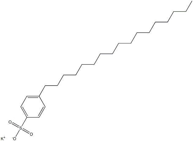 4-Heptadecylbenzenesulfonic acid potassium salt Struktur