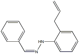 (Z)-Benzaldehyde (2-allylphenyl)hydrazone Struktur