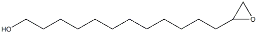 13,14-Epoxytetradecan-1-ol Struktur