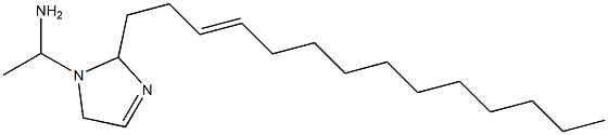 1-(1-Aminoethyl)-2-(3-tetradecenyl)-3-imidazoline Struktur