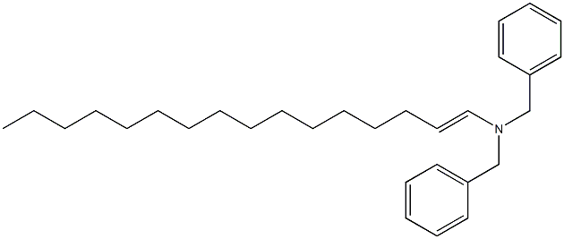 (1-Hexadecenyl)dibenzylamine Struktur