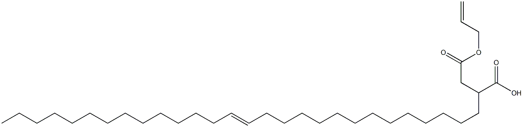 2-(14-Octacosenyl)succinic acid 1-hydrogen 4-allyl ester Struktur