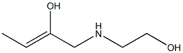 1-[(2-Hydroxyethyl)amino]-2-buten-2-ol Struktur