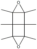 1,2,3,4,5,6-Hexamethyl-2,3:5,6-diepoxybicyclo[2.2.0]hexane Struktur