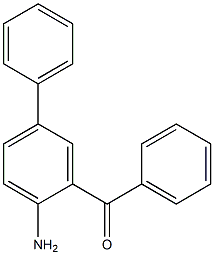 2-Amino-5-phenylbenzophenone Struktur