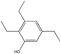 2,3,5-Triethylphenol Struktur