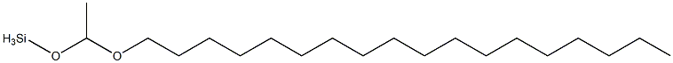 [1-(Octadecyloxy)ethoxy]silane Struktur