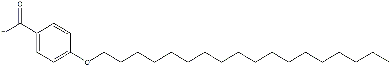 4-(Octadecyloxy)benzoyl fluoride Struktur