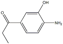 4'-Amino-3'-hydroxypropiophenone Struktur