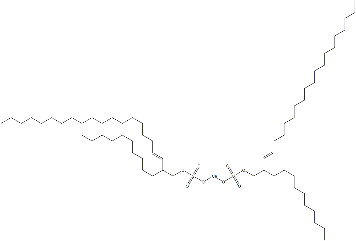 Bis(2-decyl-3-henicosenyloxysulfonyloxy)calcium Struktur