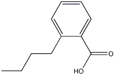 2-ブチル安息香酸 化學(xué)構(gòu)造式