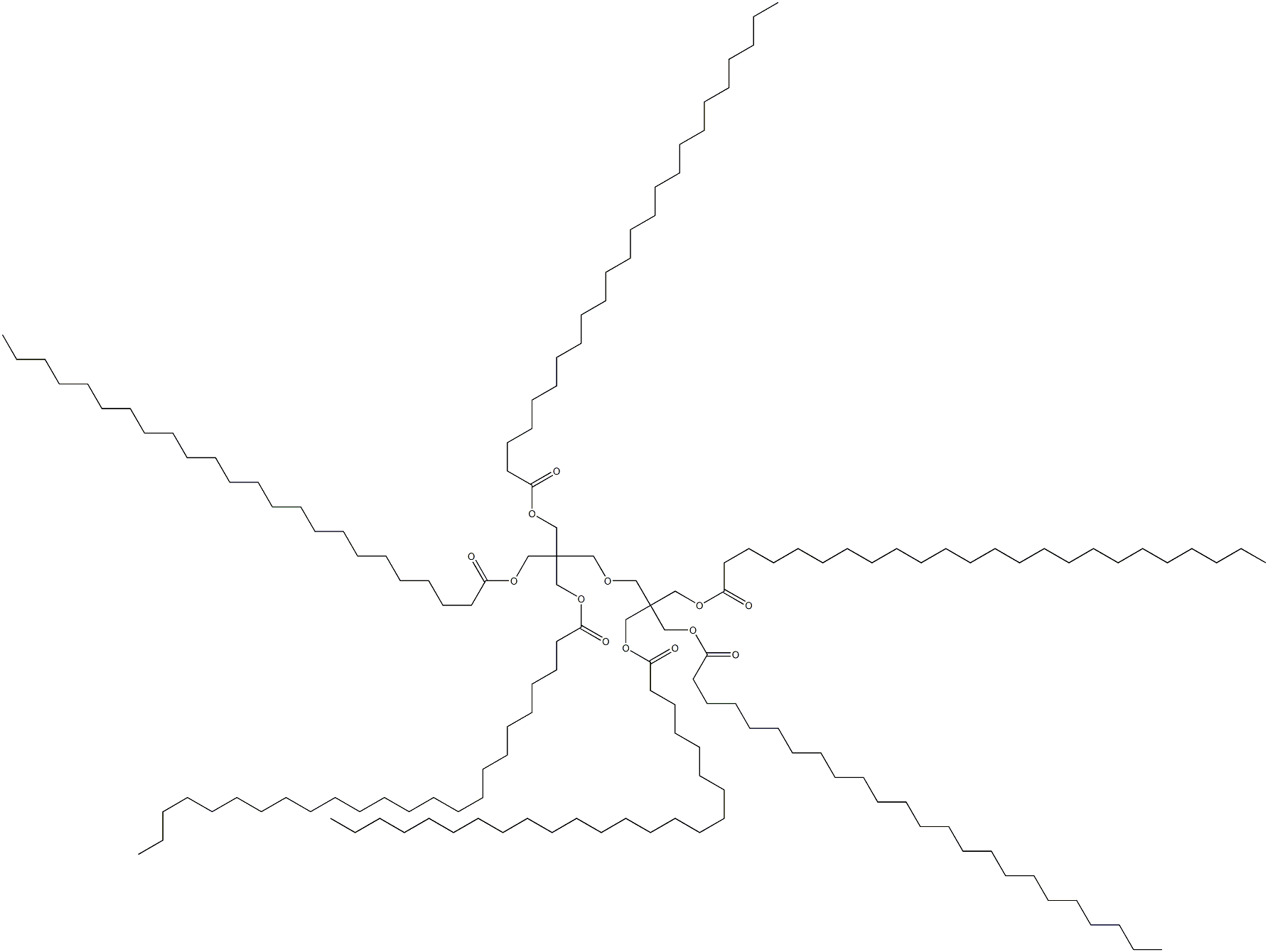 2,2'-[Oxybis(methylene)]bis[2-[(1-oxotetracosyloxy)methyl]-1,3-propanediol ditetracosanoate] Struktur