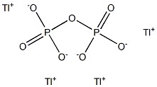 Diphosphoric acid tetrathallium(I) salt Struktur