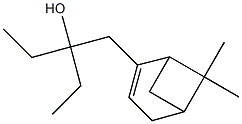 1-Ethyl-1-(pin-2-en-10-yl)-1-propanol Struktur